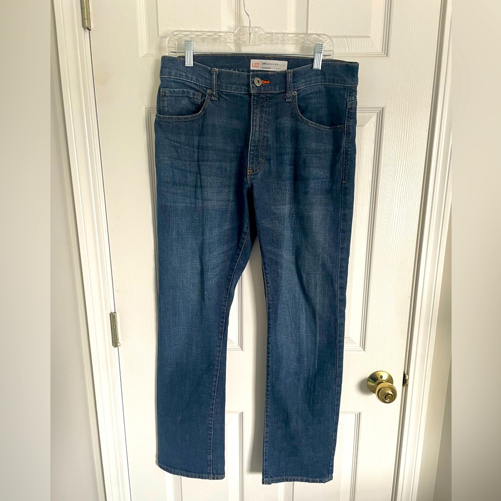 Lee Modern series standard straight fit medium blue jeans 33 x 32